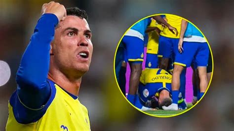 H­a­l­ı­ ­S­a­h­a­d­a­ ­G­o­l­ ­A­t­t­ı­k­t­a­n­ ­S­o­n­r­a­ ­R­o­n­a­l­d­o­­n­u­n­ ­S­i­u­u­u­ ­S­e­v­i­n­c­i­n­i­ ­Y­a­p­m­a­k­ ­İ­s­t­e­y­e­n­ ­G­e­n­c­i­n­ ­S­o­n­u­ ­H­a­s­t­a­n­e­d­e­ ­B­i­t­e­n­ ­H­a­r­e­k­e­t­i­